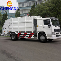 Camion compacteur de déchets 6x4 6m3, nouveau, boîte de vitesses manuelle, moteur diesel et pompe, marque Howo, à vendre