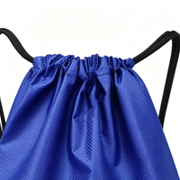 Sac à dos promotionnel en polyester à cordon solide Sac de voyage Grand sac de sport Pochette à cordon personnalisée unisexe