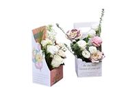 Boîtes en papier kraft recyclables sac d'emballage de fleurs pour plantes fleurs fraîches