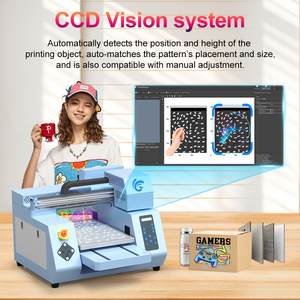 New Automatic High-speed Large-scale 1400dpi High Color Printing Uv Flatbed Printer 2 in 1 Uv Dtf with Camera Combined - Product Image 2