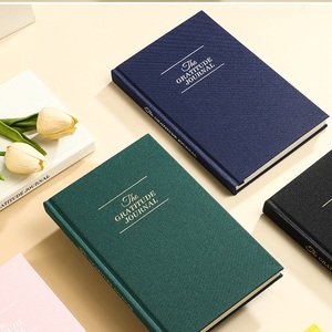 2026 thiết kế mới vải 5 PHÚT Tạp Chí tùy chỉnh Nhật Ký màu xanh lá cây màu hồng vải linen vải máy tính xách tay Lòng Biết Ơn Tạp Chí A5 Kích thước - Product Image 1