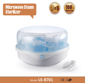 <span class=keywords><strong>Stérilisateur</strong></span> de bouteilles <span class=keywords><strong>micro</strong></span>-<span class=keywords><strong>ondes</strong></span> sans fil de grande capacité Nettoyage facile et rapide à conduire manuel pour les enfants de 0 à 12 mois - Product Image 6