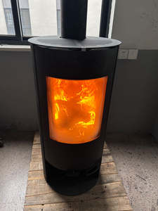 R1204A 11.7KW Design rond 86% poêle à <span class=keywords><strong>bois</strong></span> haute efficacité cheminée poêle à <span class=keywords><strong>bois</strong></span> chauffage intérieur - Product Image 4