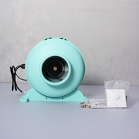 Ventilateur de ventilation en ligne silencieux de 6 pouces avec conception étanche pour salle de bain et cuisine, ventilateur centrifuge