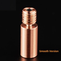 BI All Metal Heatbreak V6 HOTEND Cuivre et Heatbreak pour 1.75mm Filament Smooth Prusa I3 MK3
