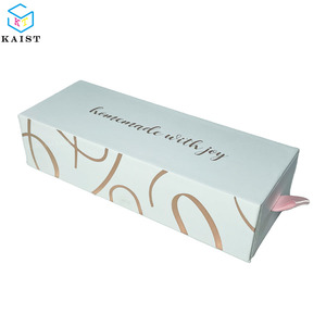 Boîtes de style tiroir blanc de luxe célébration boîte d'emballage de bonbons au chocolat noix - Product Image 4