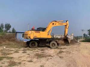 EXCAVATRICE d'origine Corée Hyundai 210w Excavatrice sur pneus 21Ton R210w-9 R210w-7 Excavatrices d'occasion - Product Image 6