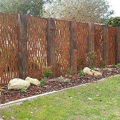 לייזר לחתוך דקורטיבי חיצוני גן פרטיות אמנות מתכת מסכי פנלים Corten פלדה גן מסך - Product Image 2