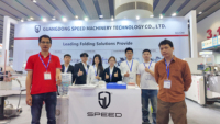 Máquina Plegadora de Papel Automática de Alta Velocidad 200m/min, Totalmente Automática, A2/A3, con Bomba y PLC Schneider/Omron, Plegado Industrial Multidireccional
