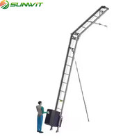 Ac Installation Lifter Toiture Échelle Palan Ascenseur Domestique Petite Taille Électrique 20Ft Échelles Électriques Simples
