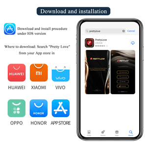 Tapón <span class=keywords><strong>Anal</strong></span> de Silicona de Grado Médico <span class=keywords><strong>Pretty</strong></span> <span class=keywords><strong>Love</strong></span>, 12 Funciones de Vibración, Impermeable IPX7, Control Remoto por Aplicación Móvil para Hombres - Product Image 6