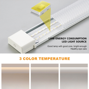 High Lumen Indoor LED Tube <strong>Lights</strong> Iron <strong>Shell</strong> Pc Cover 600mm 1200mm 20w 40w 54w 60w 96w LED Batten <strong>Light</strong> - Product Image 4