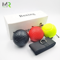 Ballon de vitesse en mousse PU pour la boxe, entraînement de réflexe, avec bandeau