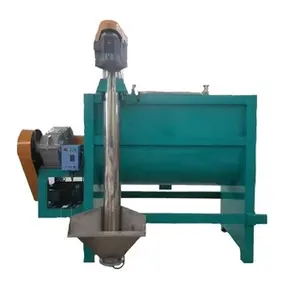 Stainless steel horizontal plow blade powder material heating and drying mixer