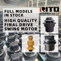 RITO KSA13050 CX360 Conjunto de Motor Reductor de Traslación Hidráulico Final para Excavadora, Conjunto de Motor de Oruga para Tren de Rodaje