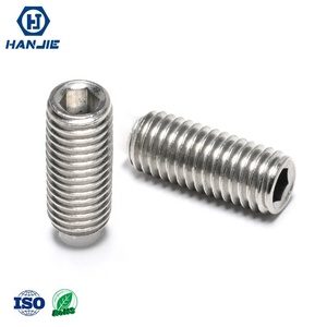 Professional Metric SS304 Hollow Grub Cylindrical Point Hex Socket Plastic Tip Dog Point <strong>Rust</strong> Resistant Set <strong>Screws</strong> - Product Image 3