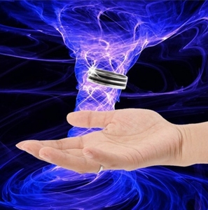 Anillo Flotante Mágico para Trucos de <span class=keywords><strong>Magia</strong></span>, Efecto Flotante Invisible, Mago, Primer Plano, Ilusiones Callejeras, Truco Prop, Mentalismo Divertido - Product Image 1