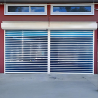 Porte à enroulement transparente en PC cristal, volets de sécurité transparents, portes à enroulement transparentes pour magasins