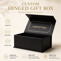 Boîte cadeau rigide magnétique personnalisée CRD avec laminage brillant et gaufrage, recyclable, certifiée FCS CE, pour emballage de bijoux et de parfums