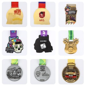 Medallas Personalizadas Taiyao de Aleación de Zinc, Grabado Duradero para Eventos de Maratón y Carreras, Artesanía Metálica - Product Image 5