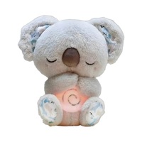 Peluche Koala Lumineuse en Coton PP Rigide avec Éclairage LED, Jouet pour Enfants, Cadeau pour Bébés 0-24 Mois, Unisexe