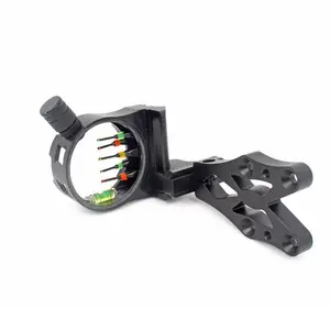 Junxing archery five pin for shooting hunting fishing for long recurve five pin sight bow sight wholesale junxing compound bow sight