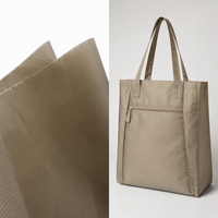 Tissu en taffetas à carreaux écologique 100% polyester, enduit de PU, résistant aux déchirures