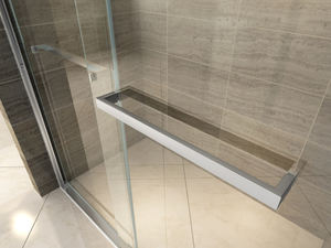 Argent Boîtier En Aluminium Double <span class=keywords><strong>Cabine</strong></span> De <span class=keywords><strong>Douche</strong></span> Coulissante BL-604 - Product Image 5