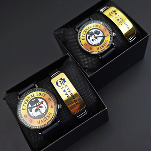 Idea Regalo per San Valentino: Orologio di Coppia con Cinturino in Silicone e Bracciale in Acciaio Inossidabile per Donna e Uomo - Product Image 1