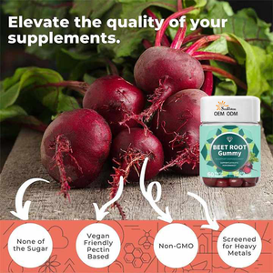 โรงงานผลิตโดยตรง คอมแบท เจเนอรัล แฟตไทตี้ ช่วยเพิ่มพลังงานและความมีชีวิตชีวาโดยรวม 60 กัมมี่บีทรูท - Product Image 4