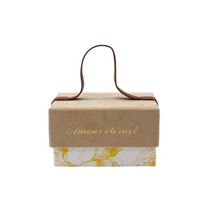 Coffret cadeau de luxe personnalisé, emballage en boîte en papier exquis et simple, style ciel et terre, pour cadeau haut de gamme - Product Image 1