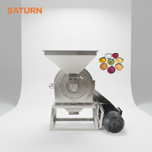 Polverizzatore Elettrico di Precisione <span class=keywords><strong>Saturn</strong></span> in Acciaio Inox Universale con Motore e Setaccio per Lavorazione Alimentare, Dimensione delle Particelle Regolabile - Product Image 3