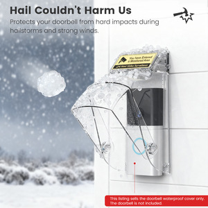 Housse de protection pour sonnette vidéo en PVC, imperméable, résistante à la neige et à la grêle, pour sonnette intelligente - Product Image 3