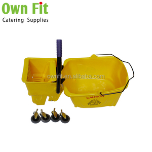 रिंगर बाल्टी सफाई प्लास्टिक ट्राली नीचे-प्रेस डीलक्स चेहरे की विकृति रिंगर - Product Image 2