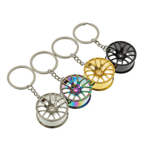 Porte-clés publicitaire créatif en métal pour voiture, accessoires de tuning, anneau en acier, pendentif pour clé de voiture - Product Image 1