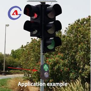 Nhà Máy Giá Chéo Đường Mũi Tên Hướng Dẫn Tín Hiệu Giao Thông Từ Chuyển Đổi Giao Thông Chéo Người Đi Bộ Đẩy Nút Gọi - Product Image 3