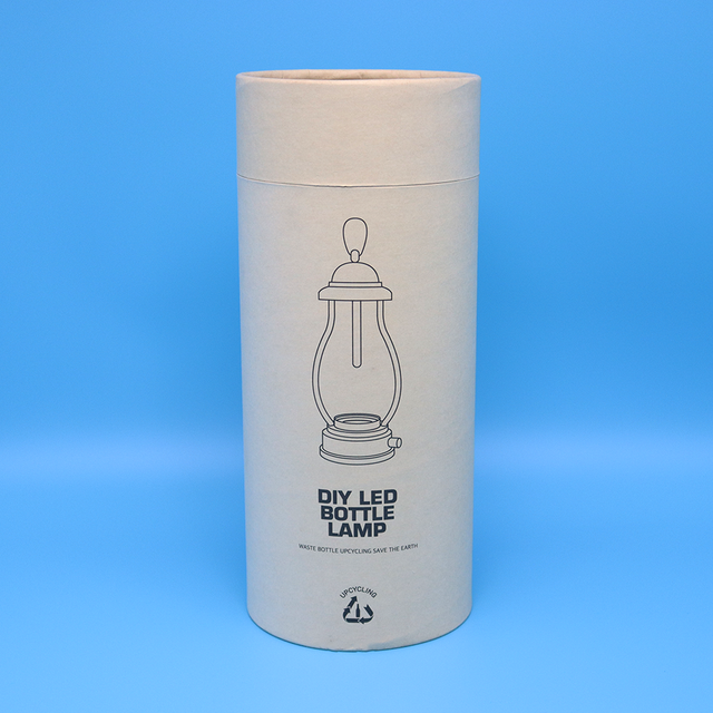 Custom Eco-friendly Electronics Cardboard Cylinder Box Paper Tube Packaging for Camera Smart Watch Earphone LED Light