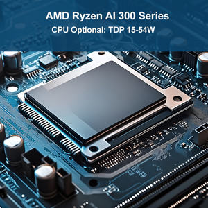AMD AI 9 365 NUC <strong>Motherboard</strong> 2*Lan I226-V 2*DDR5 M.2 M-Key 2280 1*RS232 2*USB 2*HD 2*Type-C with AI 300 Series Processor - Product Image 3