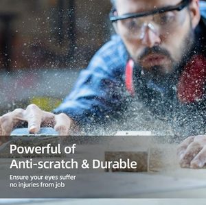 <span class=keywords><strong>Gafas</strong></span> <span class=keywords><strong>de</strong></span> Seguridad para Hombre y Mujer, <span class=keywords><strong>Gafas</strong></span> <span class=keywords><strong>de</strong></span> Trabajo Antivaho con Marcos Ajustables y Protección Lateral, Importadas - Product Image 6