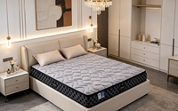 Matelas de luxe 5 étoiles pour hôtel, surmatelas en mousse King Size, roulé, 7 zones à ressorts ensachés, nouveau matelas Queen Massage en boîte