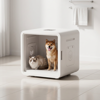 Boîte de séchage pour animaux domestiques, design à température constante et économe en énergie, séchoir intelligent pour poils d'animaux pour le bain quotidien des chats et des chiens