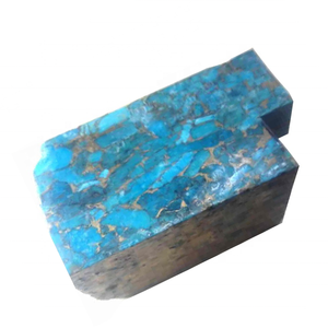 América Mohave-Bloque <span class=keywords><strong>de</strong></span> <span class=keywords><strong>turquesa</strong></span> natural, piedra preciosa azul oscuro <span class=keywords><strong>turquesa</strong></span>, venta al por mayor - Product Image 4