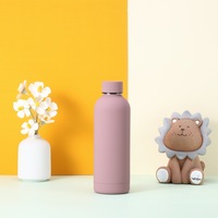 Logo personnalisé tasses droites sous vide Thermo Flask 350ml 500ml 750ml 304 Bouteille d'eau de sport à petite ouverture en acier inoxydable