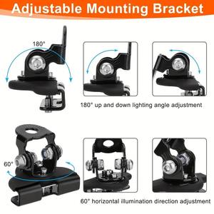 2 Soportes Ajustables para Luces LED, de Aluminio Resistente, Fácil Instalación para Autos, Camionetas, UTVs y SUVs, Soporte para Focos, No Daña la Superficie - Product Image 4