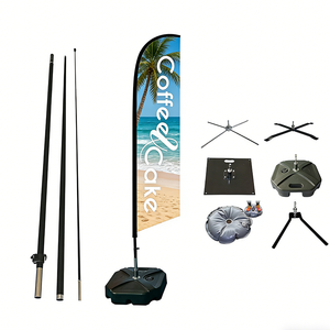 Drapeau de plage publicitaire de haute qualité, résistant aux chocs, facile à transporter, pour <span class=keywords><strong>parc</strong></span> <span class=keywords><strong>national</strong></span> - Product Image 1