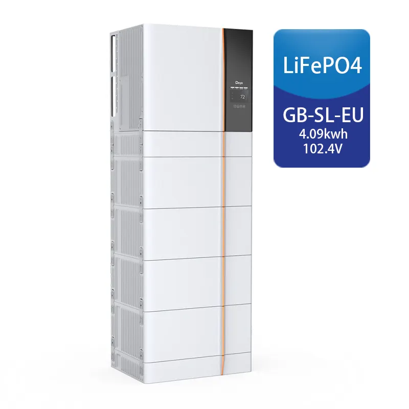 Deye pil GB-SL-EU LiFePO4 102.4V 4.09KWH 48V enerji depolama Deye lityum piller