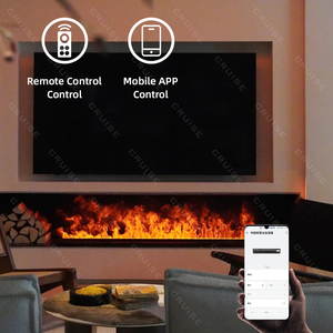 Hành trình siêu âm atomization ngọn lửa hệ thống câm thông minh điều khiển bằng giọng nói chèn 600-3000 mét 3D hơi nước lò sưởi hơi nước - Product Image 3