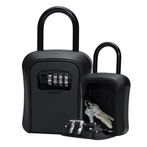 <span class=keywords><strong>Caja</strong></span> de seguridad de aleación de aluminio montada en la pared OEM para <span class=keywords><strong>llaves</strong></span> <span class=keywords><strong>Caja</strong></span> de código de llave de arco decorativa con instalación combinada - Product Image 5