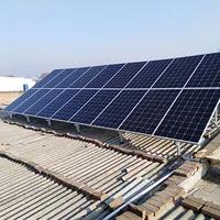 Fotovoltaik ev 10000w 10kw 100kw güneş enerjisi sistemi kapalı ızgara ve ev