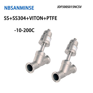 Vanne à siège incliné en acier inoxydable King, 10 bars, filetage mâle, régulation de débit pour air, eau, huile, vapeur, fluides hydrauliques - Product Image 3
